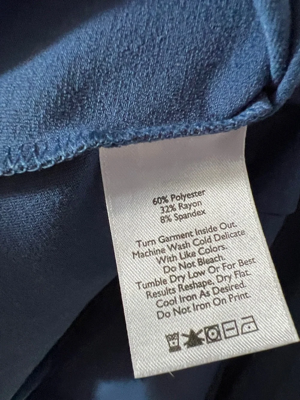 NWOT Eddie Bauer Sleeveless V-Neck Twist-Front Dress — Slate Blue size small